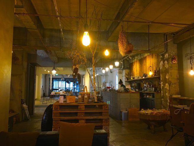 off grid cafe physical