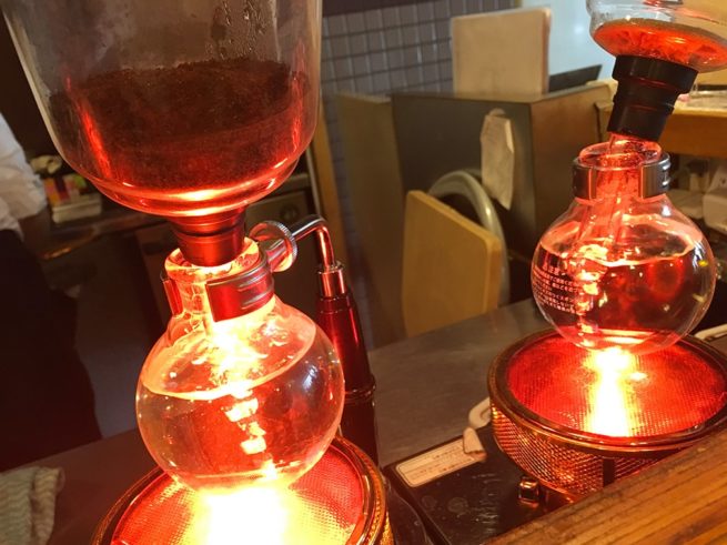 絆珈琲店 札幌カフェ サイフォン式コーヒー