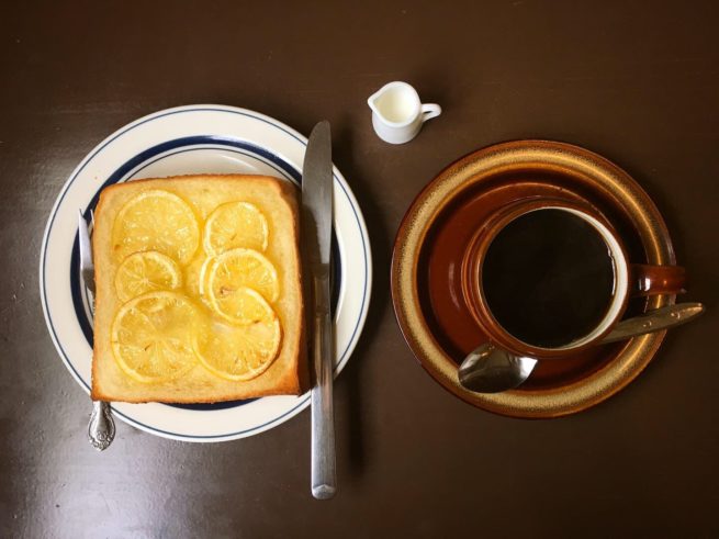 WAKE CAFE 札幌カフェ レモントースト 宮の森